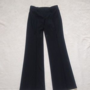 THEORY wool black wide leg pants trouser